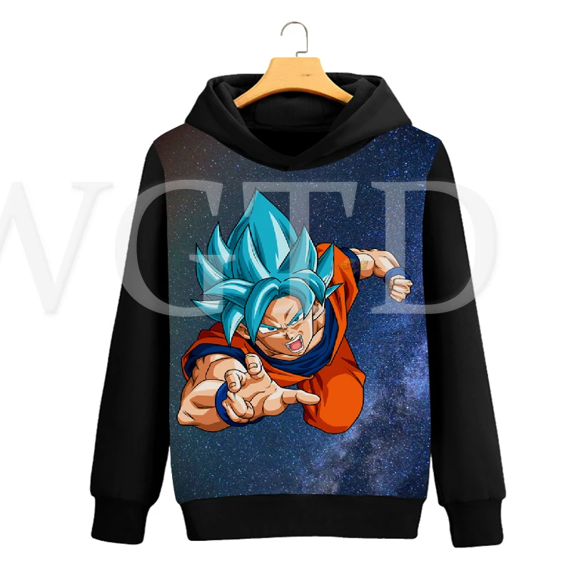 Толстовки с капюшоном в стиле Goku, женские толстовки Harajuku, мужские толстовки с 3D принтом, Повседневная теплая одежда с капюшоном на осень и зиму, уличная толстовка с капюшоном