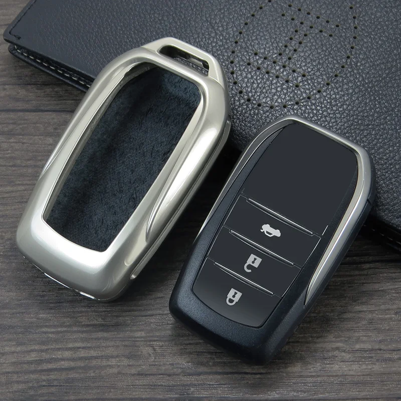 Чехол для ключей для Toyota Chr C-hr Land Cruiser 200 Avensis Auris Corolla Автомобильный стильный защитный брелок для ключей