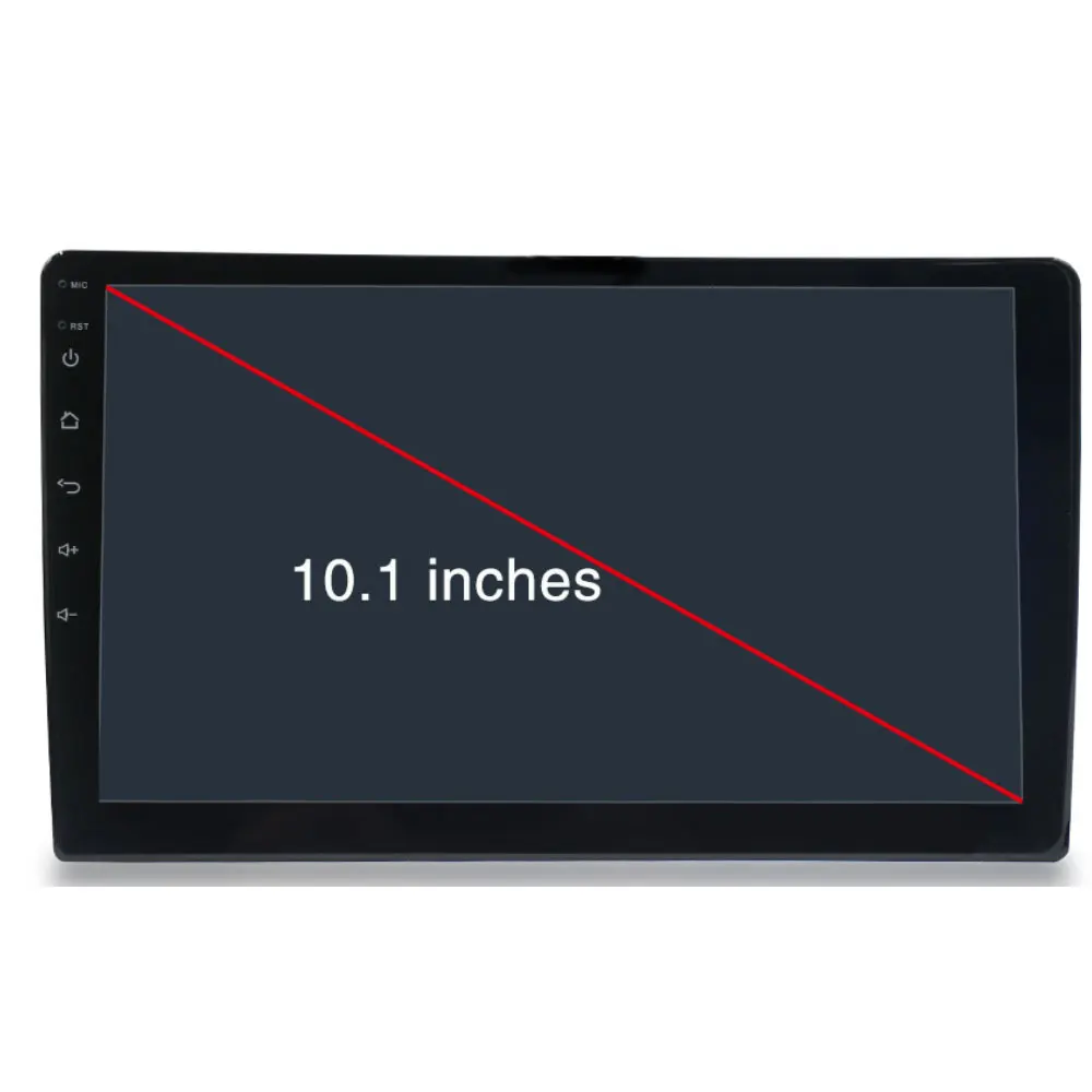 Pаспродажа 10,1 дюймов 2 Din Android 8,1 автомобильный Радио Стерео font b gps b font навигация Bluetooth USB SD сенсорный автомобильный мультимедийный плеер аудио плеер авторадио