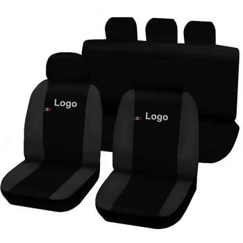 

KIT COMPLETO COPRISEDILI PER SEDILI AUTO FODERE BICOLORE NERO - GRIGIO SCURO