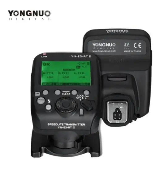 YONGNUO YN600EX-RT II Авто ttl HSS Вспышка Speedlite+ YN-E3-RT II контроллер триггер для Canon 5D3 5D2 7D Mark II 6D 70D 60D и т. д - Цвет: YNE3RT II
