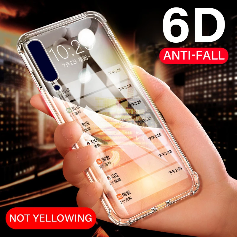 

Super Shockproof Clear Case For Xiaomi Mi 9 Pro 5G Transparent 8 Explorer 6 5S Plus 6X 5C 5X Pocophone F1 Soft Silicone Cover
