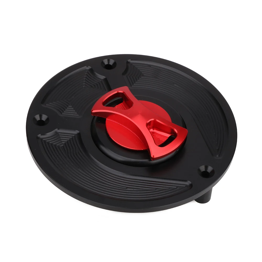 CNC газовый топливный бак Кепки Крышка для HONDA RVF400 VFR400 CBR600 VTR1000 CBR600RR CBR900RR CBR929RR CBR954RR CB600F CB900F CBR1000RR - Цвет: Красный