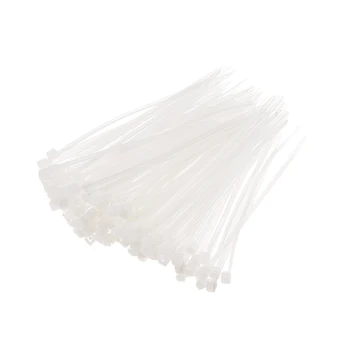 

uxcell 700pcs Cable Zip Ties 80mmx1.8mm Self-Locking Nylon Tie Wraps White Single-use Locking Flexible Cable Tie