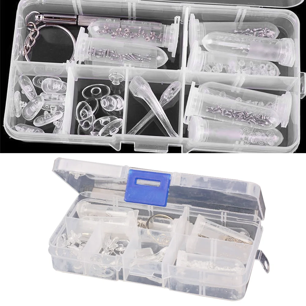 Набор инструментов для ремонта очков es Sun Glass Eye glass Repair Kit винты гайки колодки