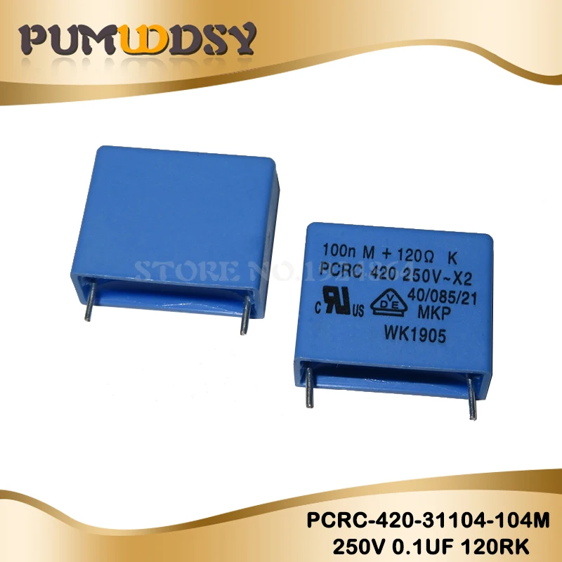 5 шт. PCRC-420-31104-104M 250В 0 1 мкФ 120RK резистивный конденсатор модуль | Электронные