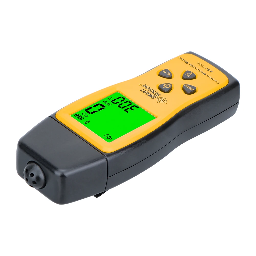 Koop Draagbare Koolmonoxide Meter Handheld CO Gas Analyzer Monitor Detector Gauge 0 1000ppm Hoge Precisie Gaslek Tester Alarm