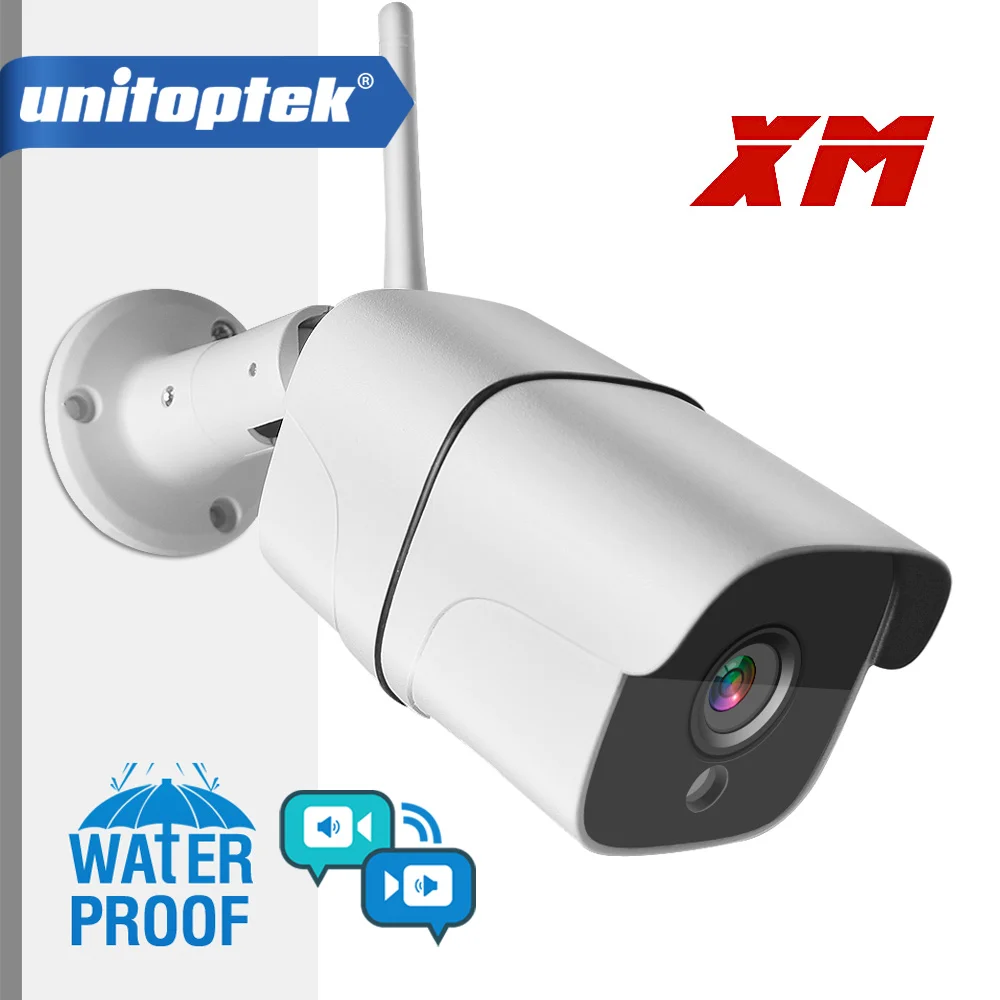 HD 1080P 5MP Wifi Bullet IP камера Открытый ONVIF TF слот для карты двухстороннее аудио ночное