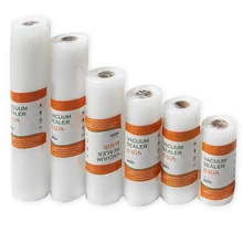 Вакуумные пакеты для пищевых продуктов, вакуумный упаковщик 12+ 15+ 17+ 20+ 25+ 28 см* 500 см, 6 рулонов/партия, кухонные вакуумные пакеты для хранения пищевых продуктов