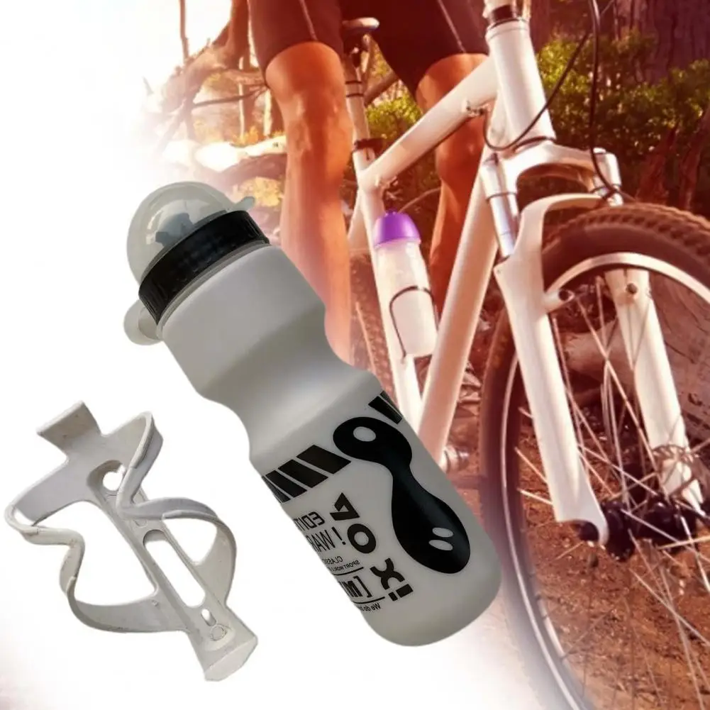 1 Set 750ml bicycle bottle set sturdy dustproof plastic anti-slid handle with holder