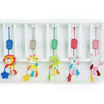 

Plush Animal Toy Wind Chime Spiral Bed Cart Accessories Baby Car Pendant Sleep aid brinquedos juguetes kids toys игрушки New