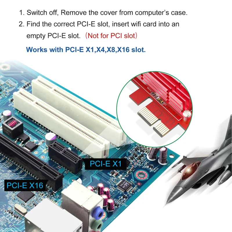 Edup-adaptador de Rede sem Fio Wi-fi 3000mbps Placa de Rede Intel Ax200 Pcie Pci Express Banda Dupla 5.1g 5ghz 2.4. 11ac ax 802 Mbps Placas de rede - Imagem 5