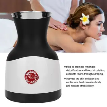 

Electric Scraping Massage Hot Compress Negative Pressure Stone Therapy Machine US Plug 110-220V Massage Relaxation Health Care