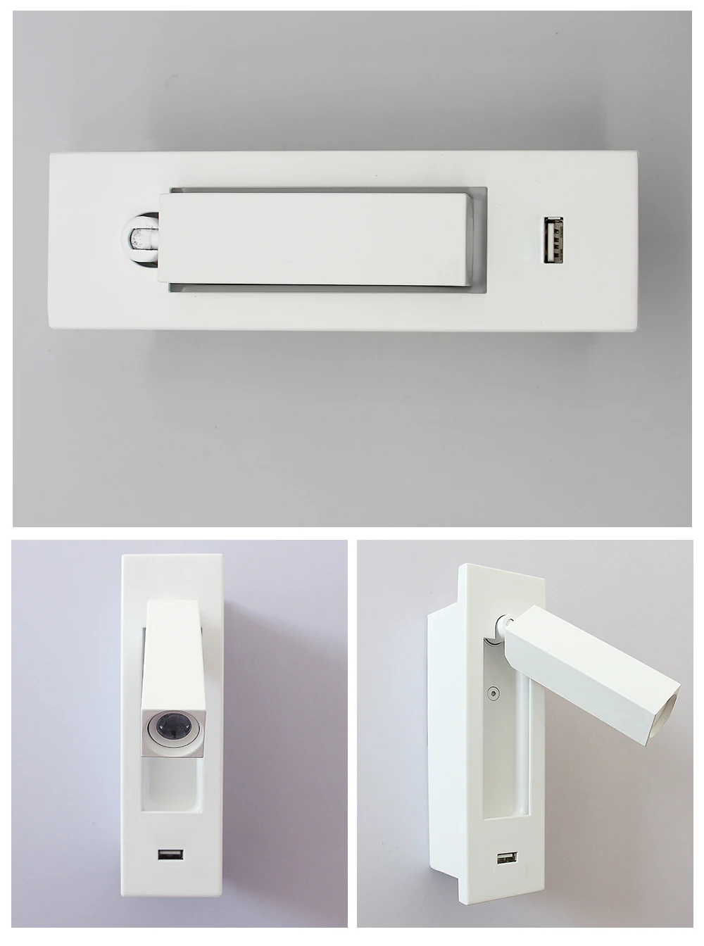 Zerouno usb настенный светильник для спальни прикроватный для чтения освещение ressessed алюминиевый wandlamp бра светильники современные лампы для книг