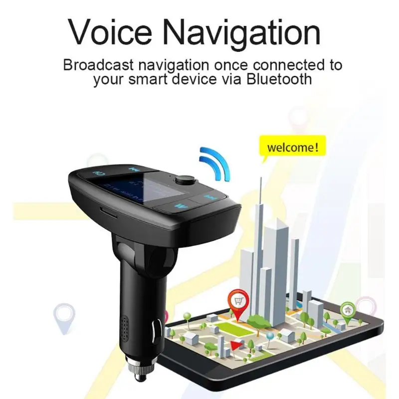 T38 Bluetooth 4,2 MP3-плеер fm-передатчик Громкая связь 3.1A автомобильное быстрое зарядное устройство Автомобильное Bluetooth зарядное устройство Автомобильный Bluetooth приемник