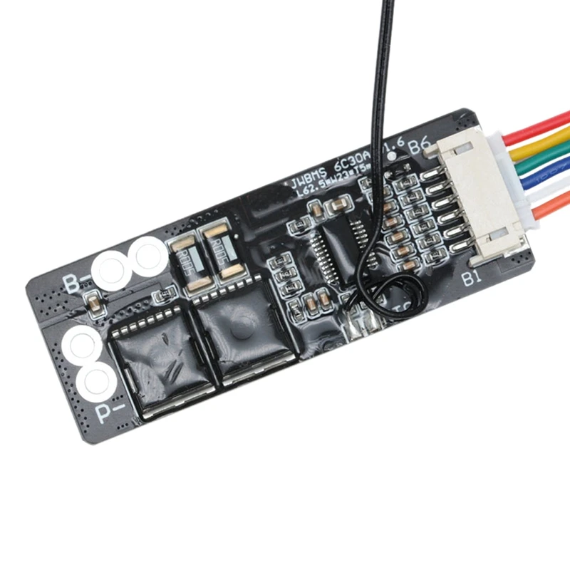 6S 30A Li-Ion Lithium Battery Protection Board BMS 18650 Cells 6cm NTC Temperature for Car Washer Electric Drill Vacuum photo