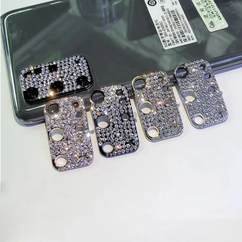 Для Samsung Galaxy S20 Ultra Plus Защитная пленка для экрана + 3D со стразами объектива камеры