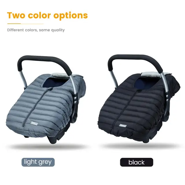 Orzbow Baby Basket Car Seat Cover Warm Newborn Infant Carrier Cover Waterproof Baby Car Seat Envelope Newborn Footmuff in Travel 6