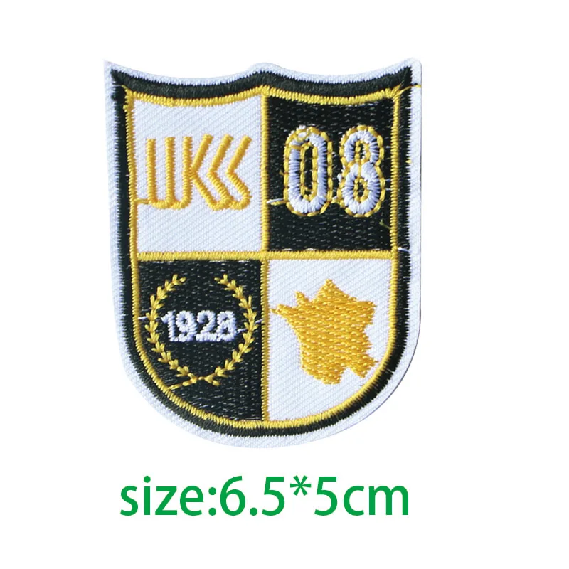 6.5x5cm Мультяшная декоративная заплатка череп, значок медали вышитая аппликация патчи для DIY железные значки-наклейки на рюкзак, одежда - Цвет: 6.5x5cm