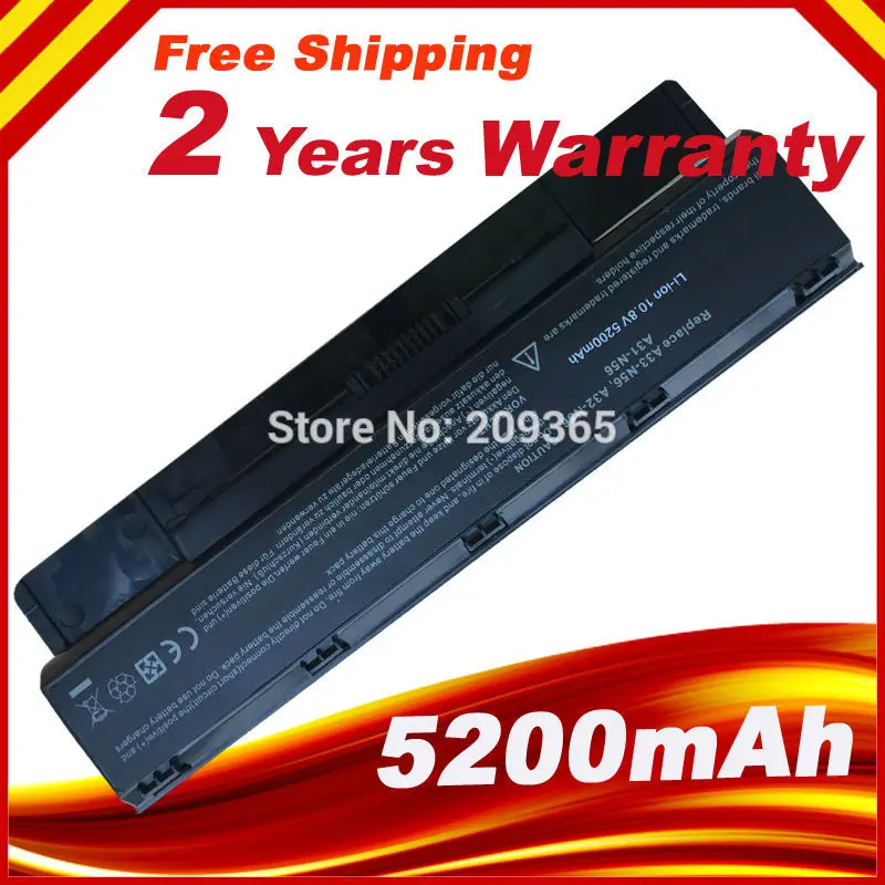 HSW Laptop Battery A31-N56 A32-N56 A33-N56 For Asus N56 N56D N56DY N56J N56JK N56VM N56VV N56VZ N56JN N56JR fast shipping | Компьютеры и