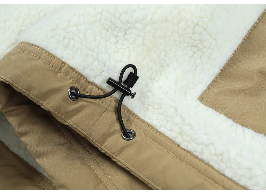 SIMWOOD Зимние новые мужские парки с капюшоном и карманами, камуфляжные модные теплые флисовые куртки размера плюс SI980715