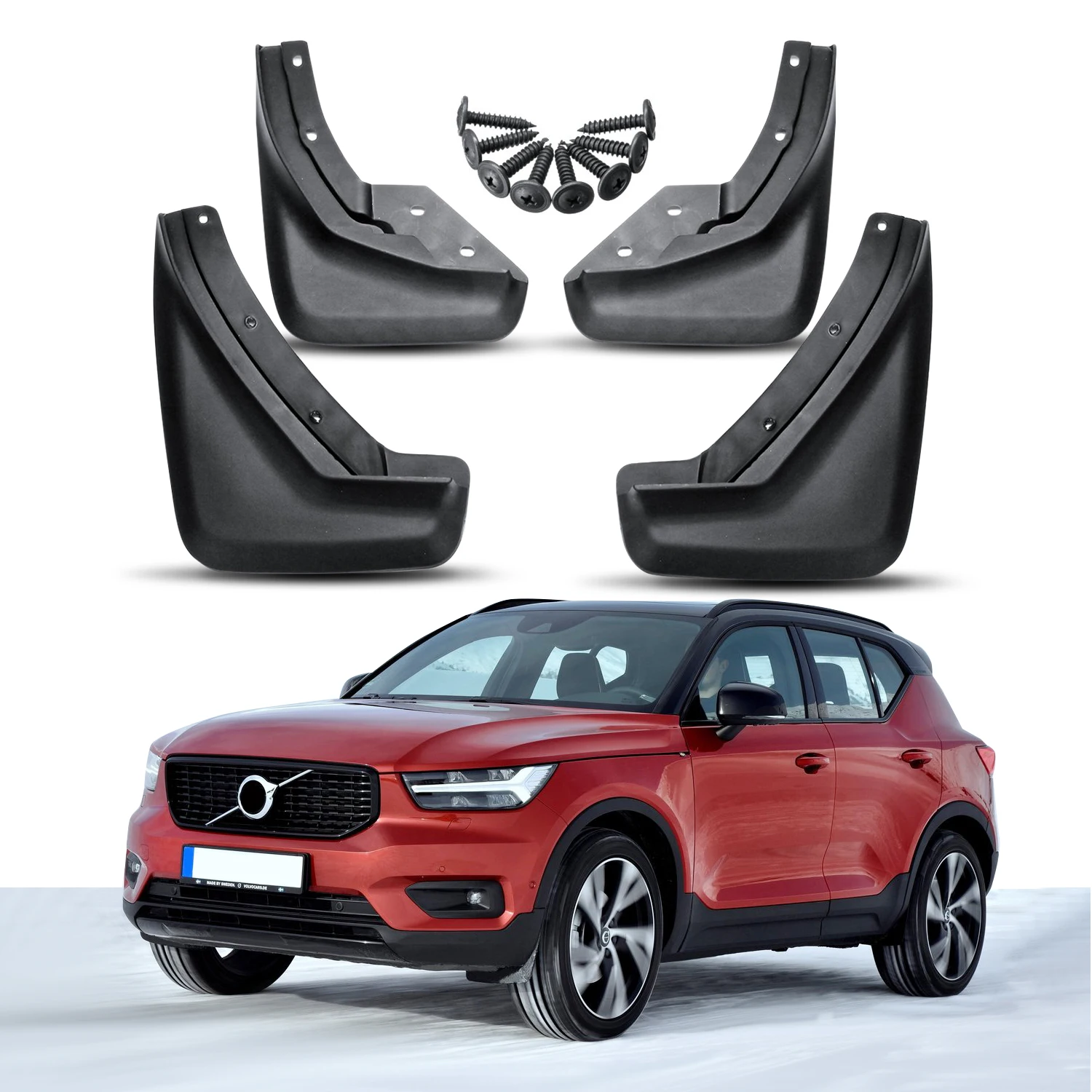 LFOTPP, Автомобильные Брызговики, крылья для Volvo XC40, переднее заднее крыло, брызговики, Защитные щитки, запчасти для крыла