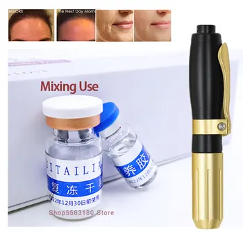 

Lyophilized pink cell facial Filler Peptide therapy atomizing repair Anti-aging lifting filling eye bags remove use hyaluron pen