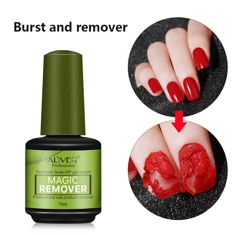 

Nail Polish Burst Magic Polish Remover Gel Net Nails Unloading Nail Glue Bursting Armor Burst Nail Gel Soak Off Clean Degreaser