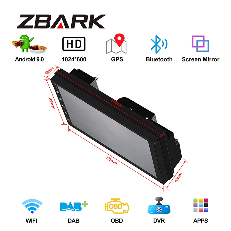 Flash Deal 2GB RAM  Android 9.0 Double 2 Din 7 inch  GPS  Car Stereo Player Radio For Nissan Qashqai Tiida X-Trail Paladin YHTYNS701A2 4