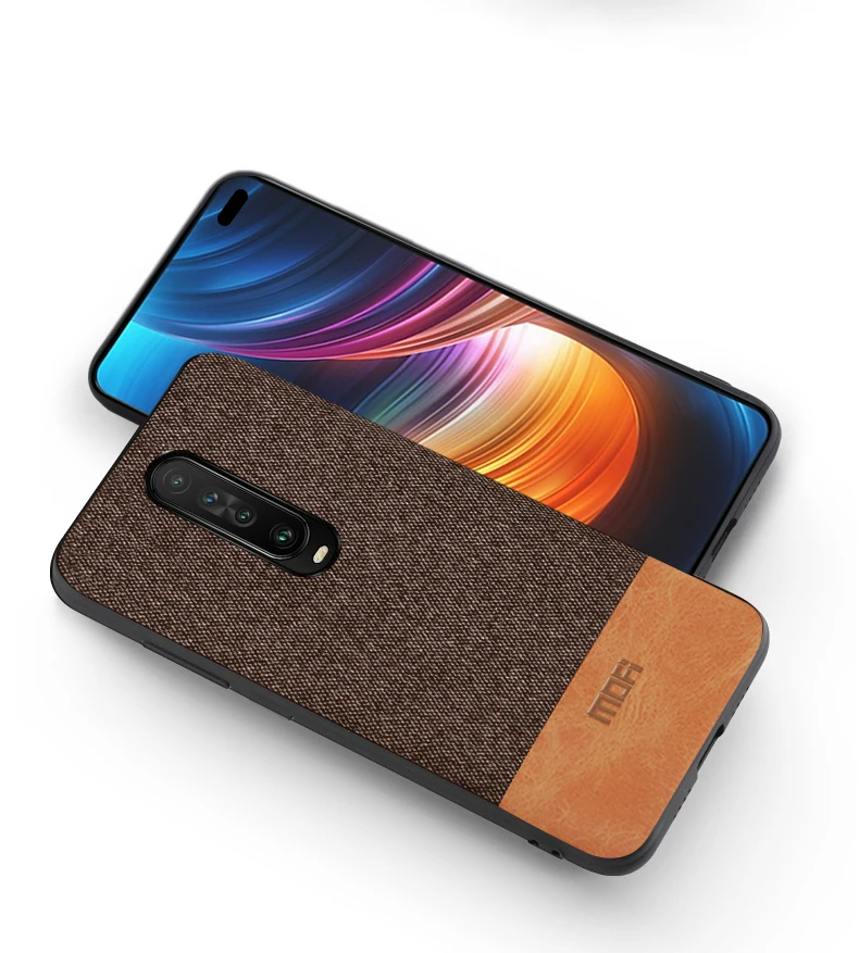 Для Xiaomi Redmi K30 5G чехол MOFi Redmi K30 Pro задняя крышка противоударный тканевый Силиконовый ТПУ корпус Роскошный чехол s