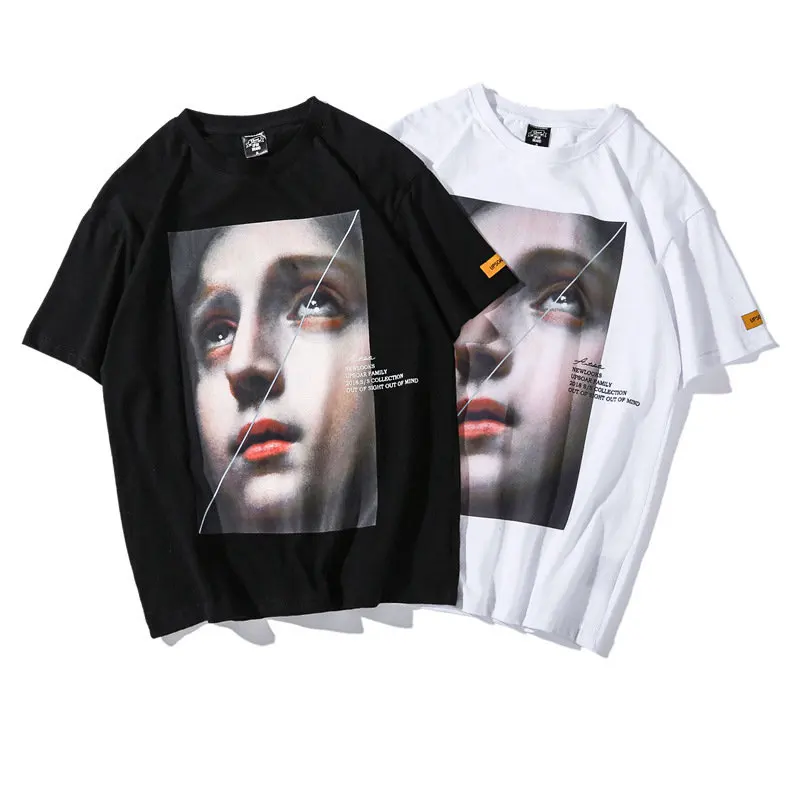 Модная футболка Billie Eilish, мужская летняя новинка,, Ahegao, футболка с коротким рукавом, Мужская Уличная Футболка с принтом Харадзюку