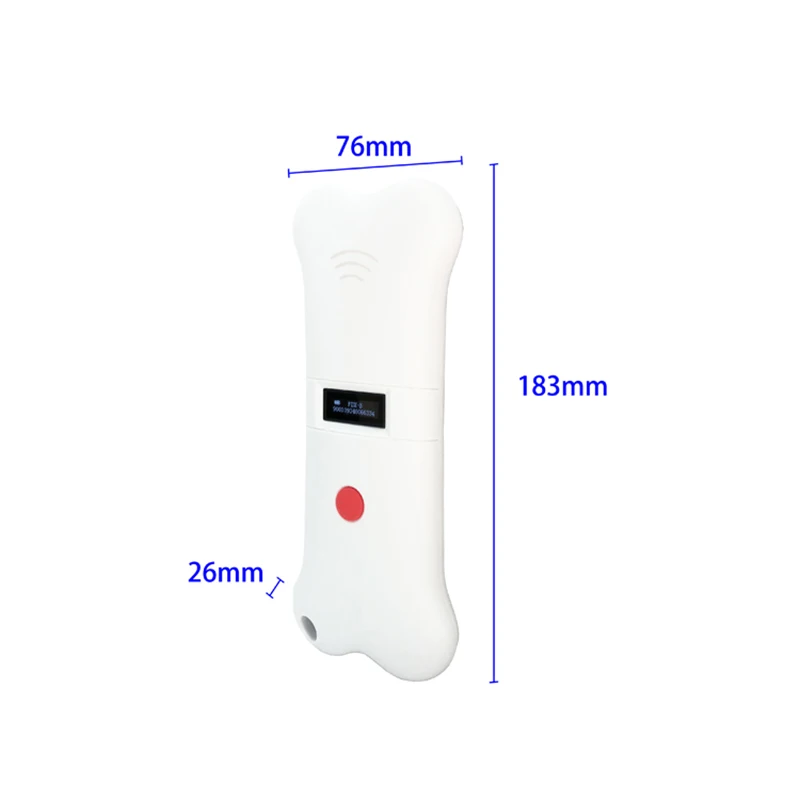 Free Shipping Pet ID Reader Animal Chip Scanner USB Rechargeable Microchip Handheld Dogs Cats Horse Fish Identification | Безопасность и