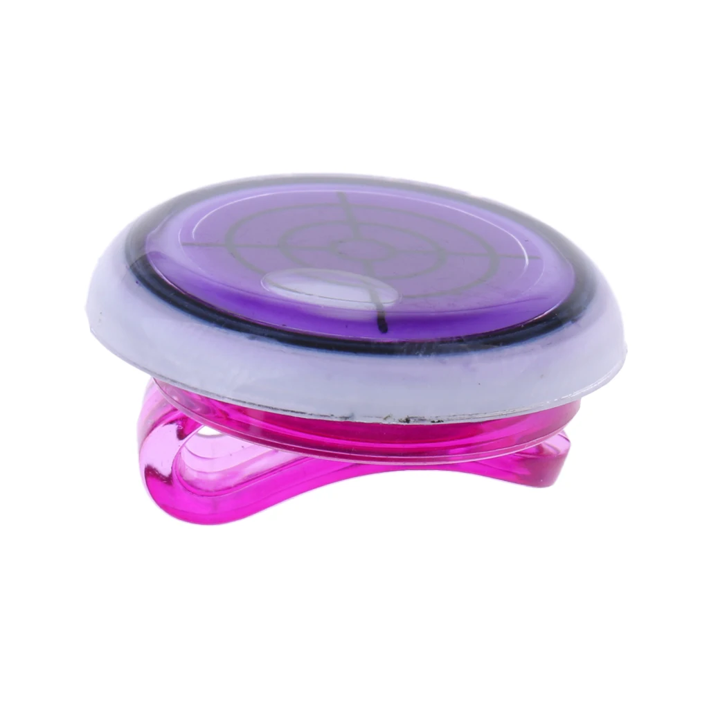 Functional Level Gauge Magnetic Cap Hat Visor Clip Golf Ball Marker Golfer Gift Purple Red Royal Blue