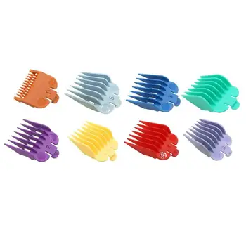 

8pcs/Set Hair Clipper Limit Combs Delicate Design Practical Superb Craftsmanship Guide Attachment Salon Barber Hairstyling Tool