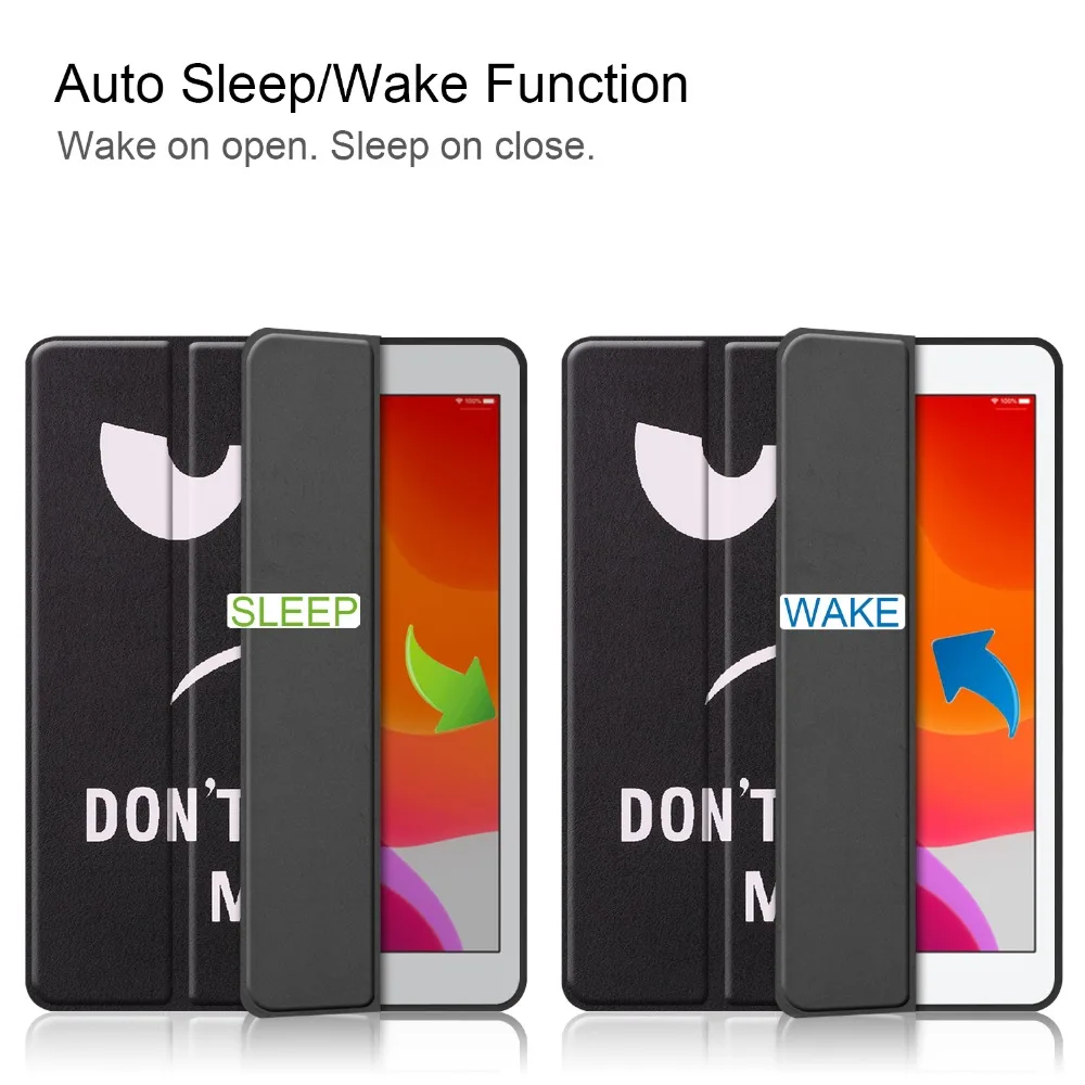 Держатель ручки Флип кожаный чехол для iPad 10,2 '' Smart Wake Sleep Cover для iPad 10,2 дюймов Задняя подставка Capa Fundas+ Stylus