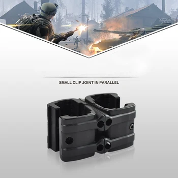 

Field combat water gun cartridge clip accessories adjustable small parallel device Quick release version of the supply connector
