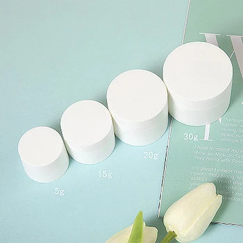 

5/15/20/30/50g Refillable Empty Bottles Portable Plastic Face Cream Bottle Travel Lotion Jars Eyeshadow Lip Balm Makeup Pot