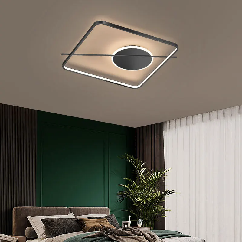 

Master bedroom ceiling lamp light luxury post-modern minimalist creative LED lamp study room Tmall elf smart Nordic decorative