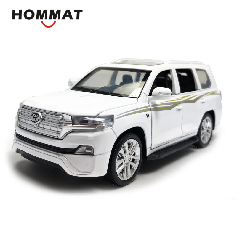 Hommate 1:32 моделирование Toyota Land Cruiser внедорожник автомобиль игрушка модель машины из сплава металл, полученный литьем под давление и игрушки модели автомобилей игрушки для детей