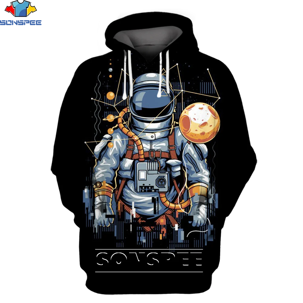 Модные осенне-зимние Смешные Толстовки SONSPEE с 3D принтом для мужчин и женщин