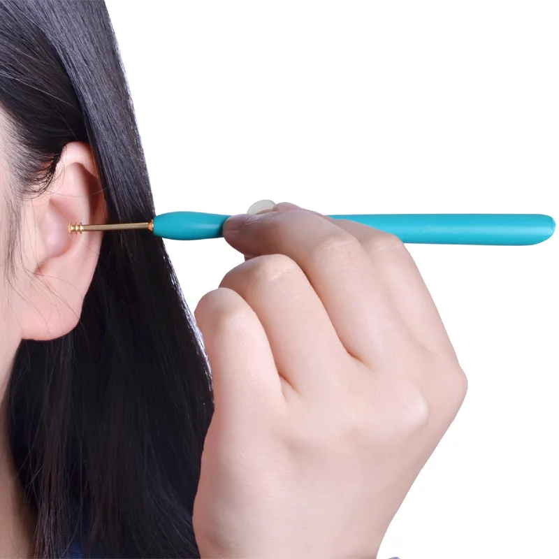 

Imported from Japan Earpick Ear Cleaning Tool Pierced Ears Earwax Cleaning Spiral Ear Pick Stainless Steel Earpick
