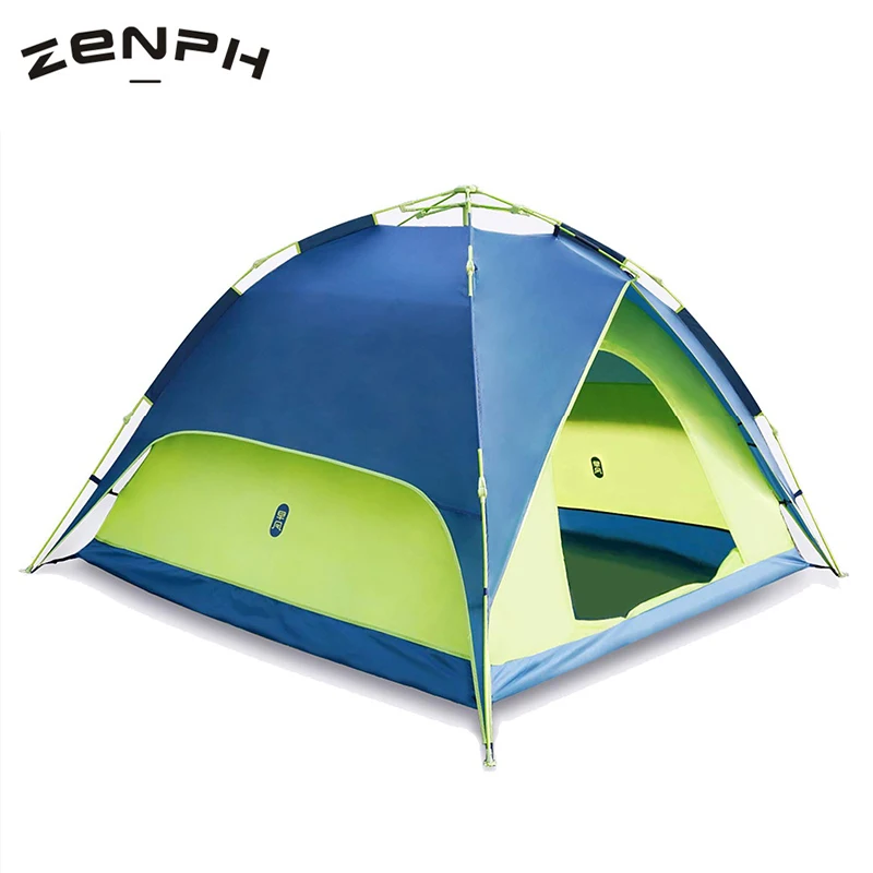 

Zenph Camping Tents Outdoor 3-4 Persons Automatic Speed Open Tents Waterproof Beach Hiking Tents Double Layer Tents Barraca
