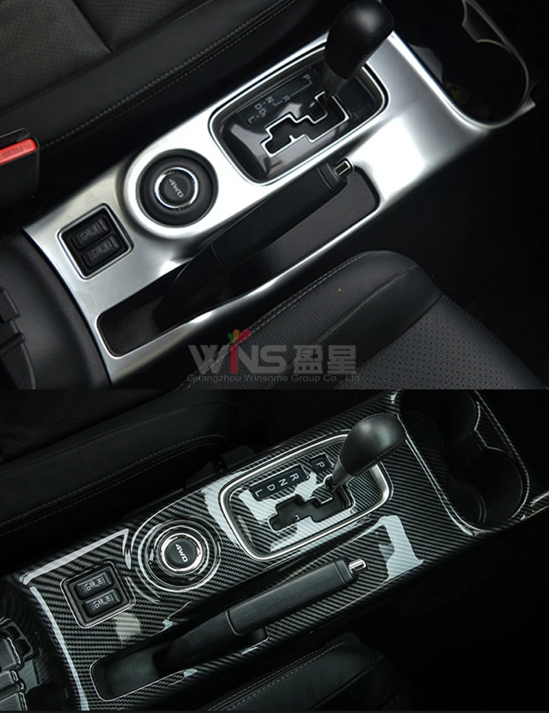 Для Mitsubishi Outlander 2013 2015 2016 интерьерные молдинги крышка Шестерня держатель для