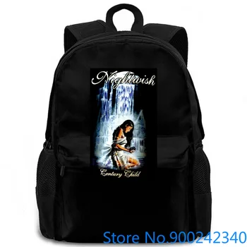 

nightwish century child 2004 Only innocence can save the World Black M New women men backpack laptop travel school adult