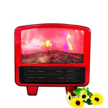 Мини-нагреватель с пламенем, небольшой обогреватель, настольный нагреватель для камина для дома и офиса