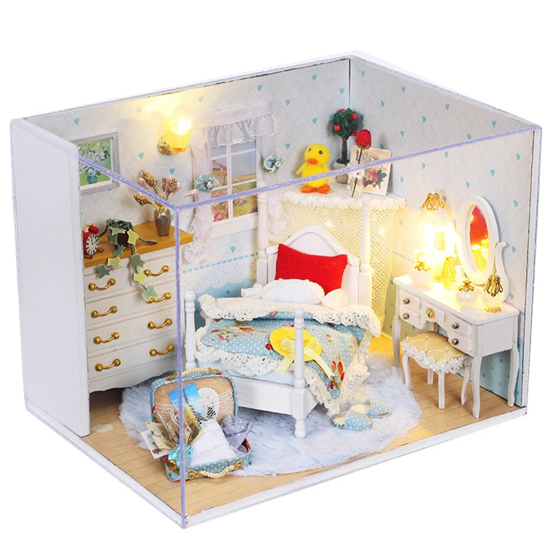 2019 Новый DIY Миниатюрный Кукольный домик комплект мебели игрушки в сборе