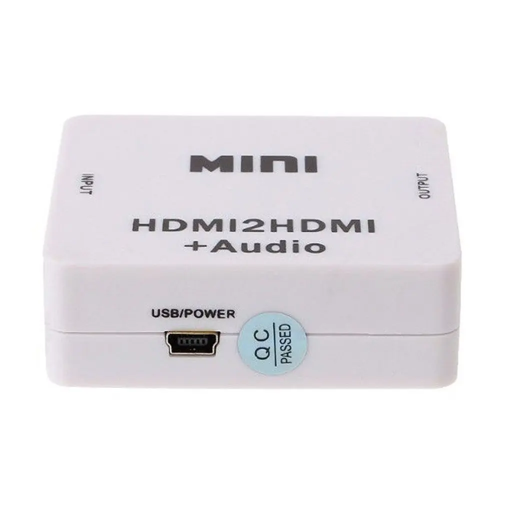 Портативный размер 3,5 мм HDMI/HDMI+ аудио конвертер сплиттер цифро-аналоговый адаптер переходник USB для HDTV