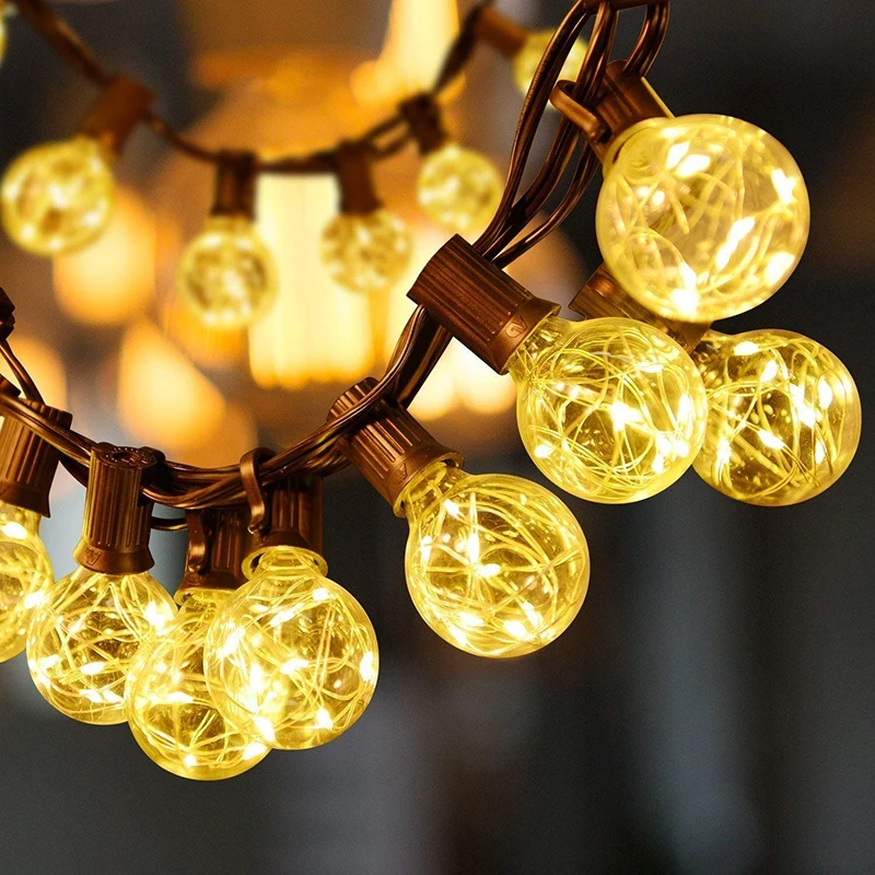 

Led String Light 10M Fairy Light Bulb LED Lamp Christmas String Lights for Outdoor Garden Garland Decoration Holiday Lighting