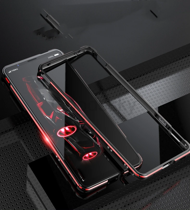 Роскошный Алюминиевый металлический чехол-бампер Red Magic 3 для zte Nubia Red Magic 3, тонкий металлический противоударный чехол с винтовым инструментом
