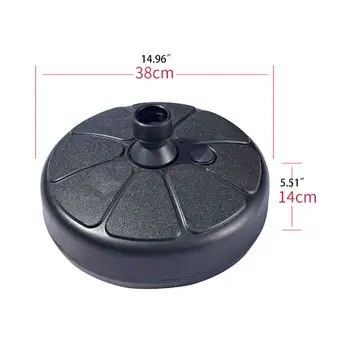 

38cm Round Heavy Duty Patio Umbrella Base Outdoor Beach Sunshade Stand Holder 50JD